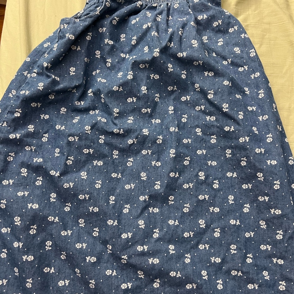 Floral Denim Dress Size 5T